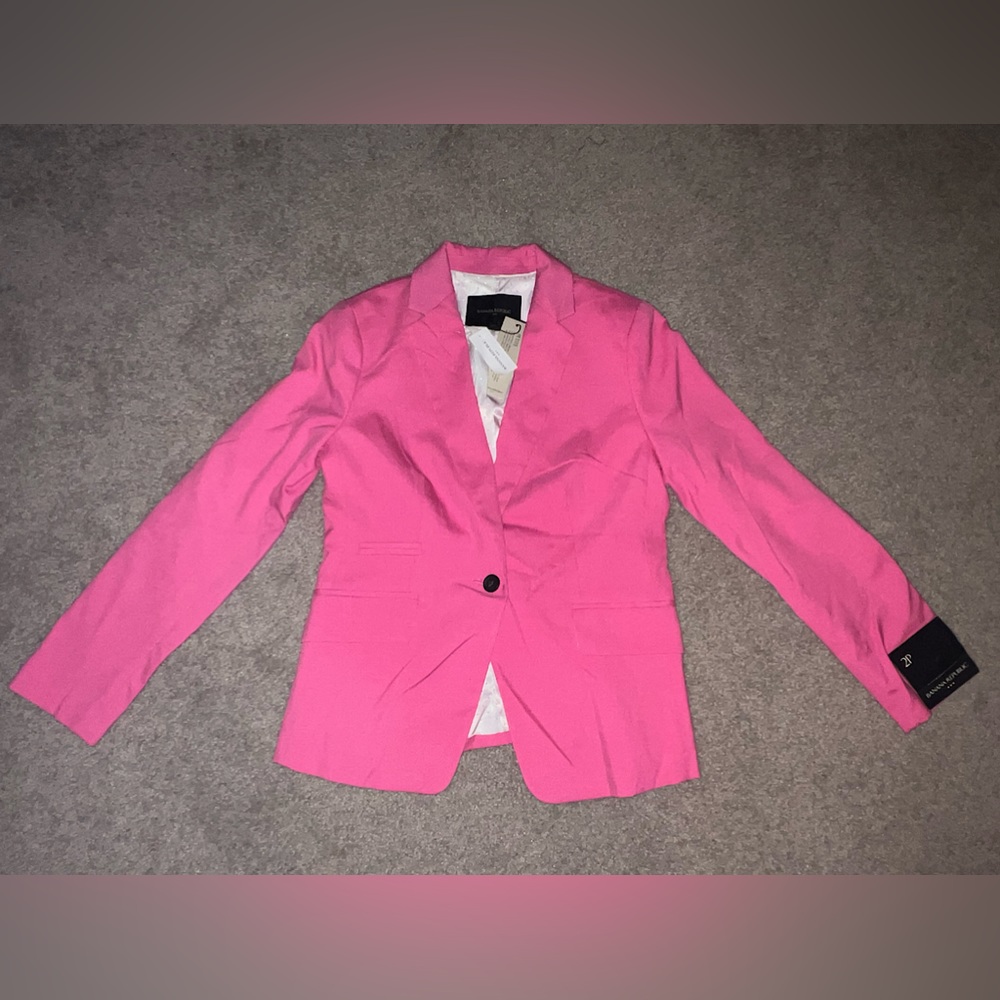 Hot Pink Banana Republic Suit Jacket